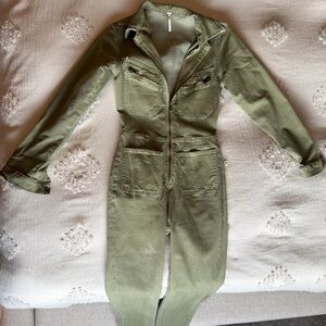 Olive Green Women's Jumpsuit
